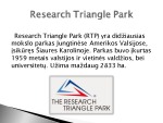 Mokslo ir technologijų parkai: Research Triangle Park 3