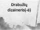 Drabužių dizaineris profesija