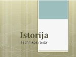 Technikos raida 1