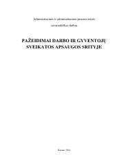 Pažeidimai darbo ir gyventojų sveikatos apsaugos srityje 1