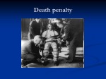 Death penalty in different countries 2