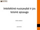 Intelektinė nuosavybė ir jos teisinė apsauga