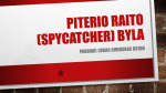Piterio raito byla 1