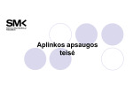 Aplinkos apsaugos teisė 1