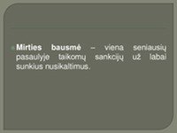 Skaidrės apie mirties bausmę 3