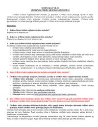 Civilinė teisė principai 1