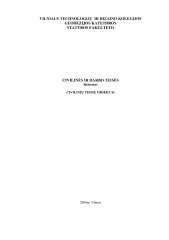 Civilinė ir darbo teisė. Civilinių teisių objektai 1