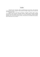 Transporto rūšys ir joms keliami teisiniai reikalavimai referatas 3