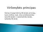 ES Viršenybės principas 2
