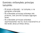ES Viršenybės principas 3
