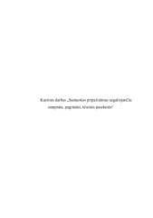 Santuokos nutraukimas. Santuokos pripažinimas negaliojančia 1