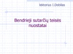Bendrieji sutarčių teisės nuostatai 1