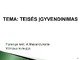 Teisės įgyvendinimas