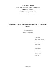 Profesinės etikos žinių reikšmė teisininkės, teisininko veiklai 1