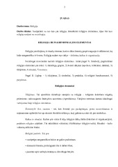 Referatas apie religiją 2