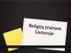 Religijų įvairovė Lietuvoje skaidrės