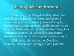 Abraomo pašaukimas ir kelionė į pažadėtają žemę 3