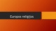 Europos religijos