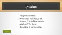 Šventės pristatymas: Velykos 3