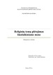 Religinių temų plėtojimas šiuolaikiniame mene