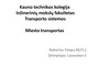 Miesto transportas