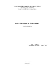 Vidutinių greičių matuokliai 1