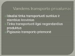 Vandens transportas projektas 3