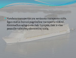 Vandens transporto rūšys projektas 2