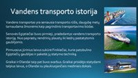 Vandens transporto istorija skaidrės 2