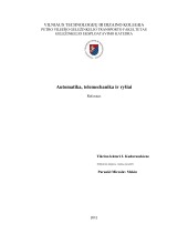 Automatika, telemechanika ir ryšiai 1