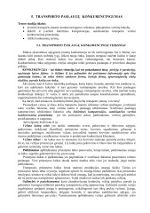 Transporto paslaugų konkurencingumas 1