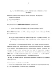 Intermodalinio transporto infrastruktūra 2