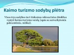 Kaimo turizmo inovacijos Šilutės rajone 3
