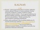 Turizmas Kaune 