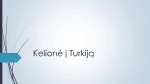 Kelionės į Turkiją planavimas 1