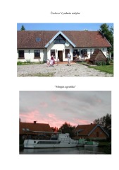 Šilutės rajono kaimo turizmo sodybų vertinimas 3