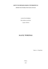 Kalnų turizmas 1