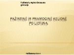 Pažintinė ir pramoginė kelionė po Lietuvą 1