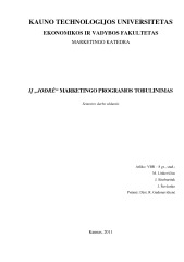 Marketingo tobulinimas 1