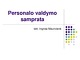 Personalo valdymo samprata