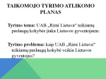 UAB „Rimi Lietuva“ teikiamų paslaugų kokybės Lietuvos gyventojams analizė 3
