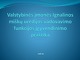 Valstybinės įmonės Ignalinos miškų urėdijos vadovavimo funkcijos įgyvendinimo praktika