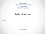 Laiko planavimo metodai 1
