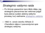 Strateginio valdymo esmė ir raida 2