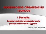 Organizacijos teorijos raidos ypatumai 3