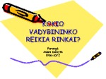 Kokio vadybininko reikia rinkai? 1