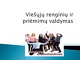 Viešųjų renginių ir priėmimų valdymas