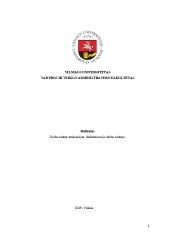 Darbo rinkos tendencijos: diskriminacija darbo rinkoje 1