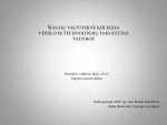 Strateginis valdymas ūkyje 1