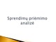 Sprendimų priėmimo analizės pristatymas